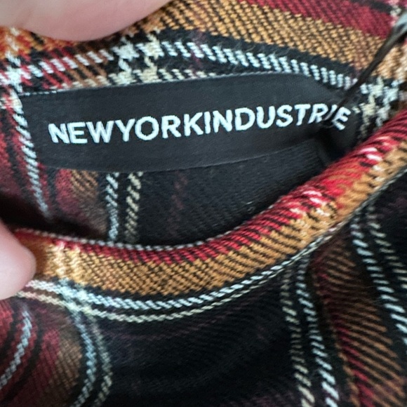 New York Industrie Pencil Plaid Skirt in US Size 6 - Picture 5 of 10